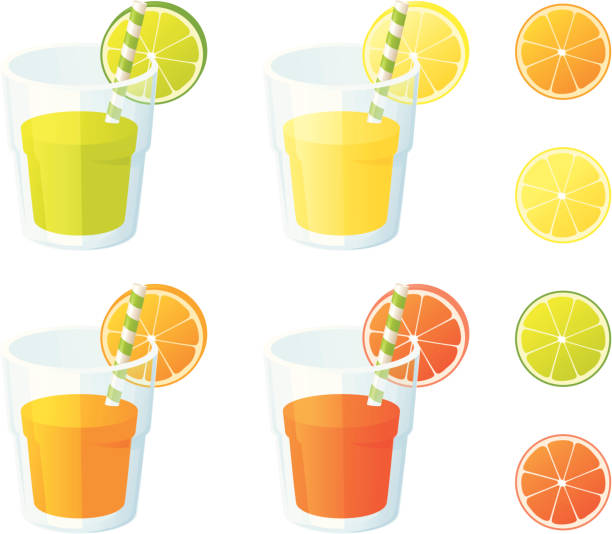 витамин cs-включая jpeg - lime juice illustrations stock illustrations