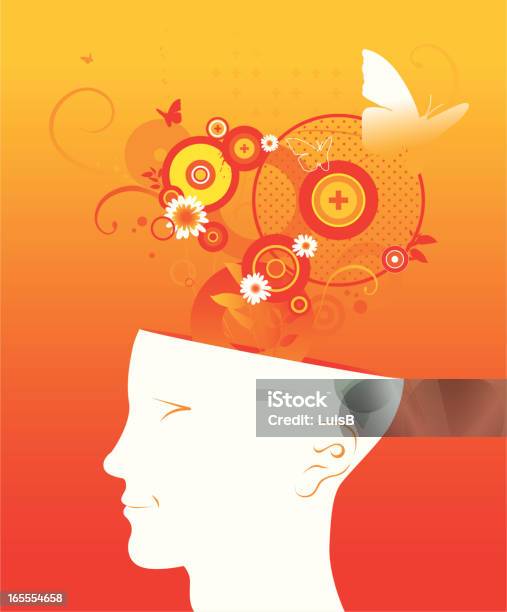 Positive Mind Stock Illustration - Download Image Now - Ideas, Inspiration, Swirl Pattern