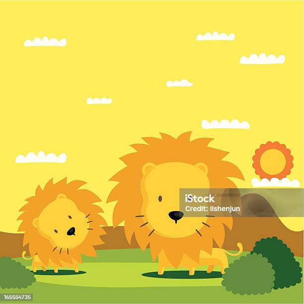 Lion Stock Illustration - Download Image Now - Lion - Feline, Child, Cute