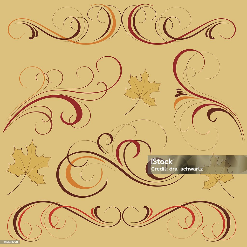 Autumn ornament http://www.biologoart.com/istock/autumn_vectors1.jpg Abstract stock vector