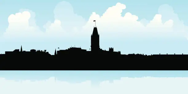 Vector illustration of Belleville, Ontario