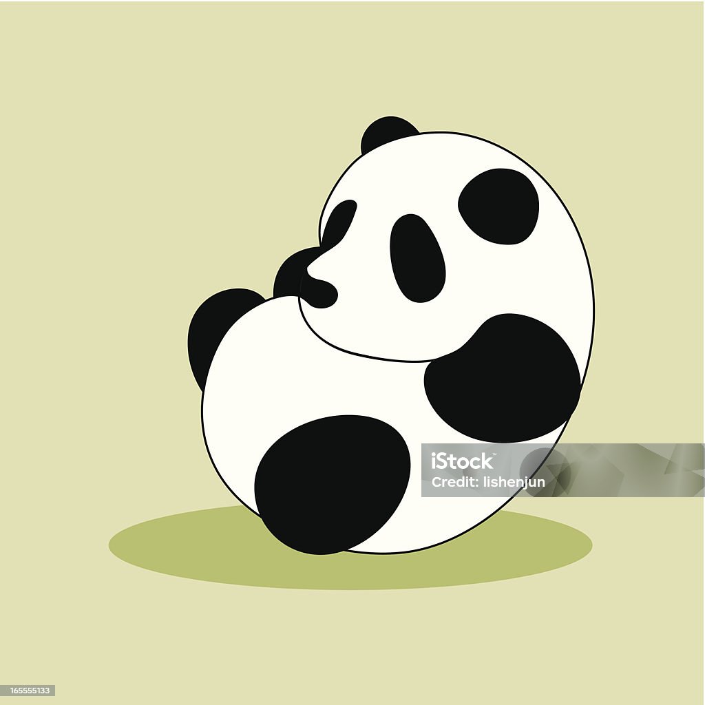panda01 - arte vettoriale royalty-free di Panda - Mammifero con zampe