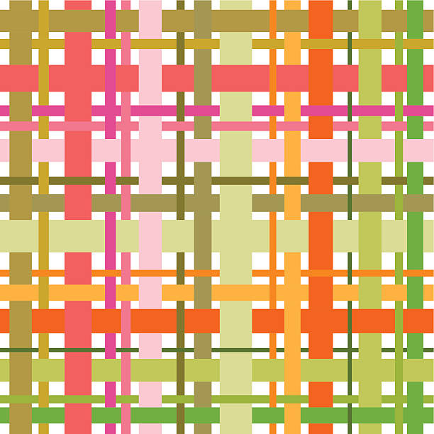 Woven pattern vector art illustration