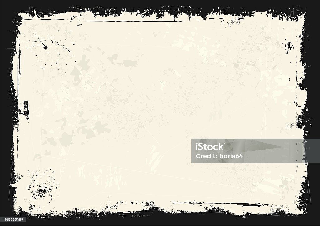 Grunge Frame Vector illustration of grunge frame.  Scraping stock vector