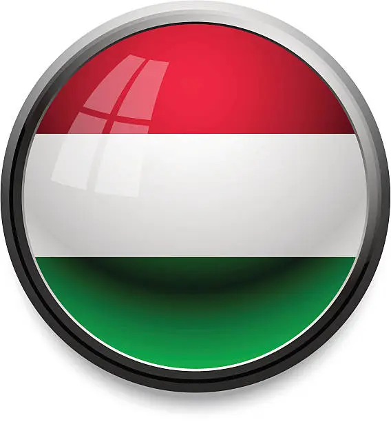 Vector illustration of Hungary  - flag icon