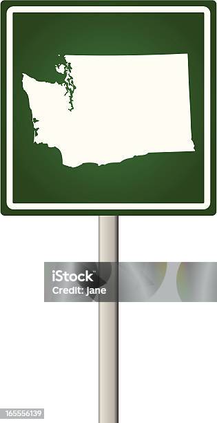 ワシントンのサイン - ワシントン州のベクターアート素材や画像を多数ご用意 - ワシントン州, 道路標識, 地図