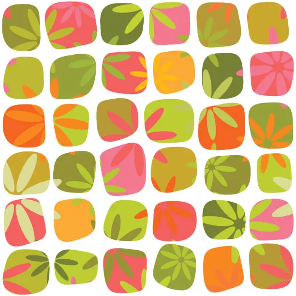 Vector illustration of Spring patterns