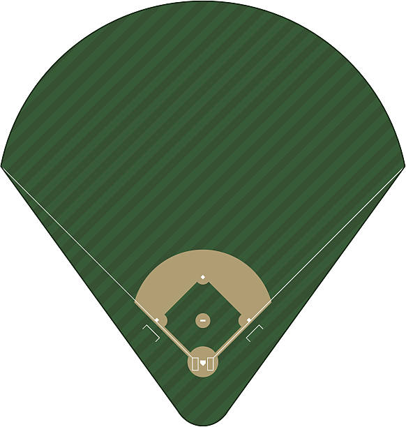 Baseball Field vector art illustration