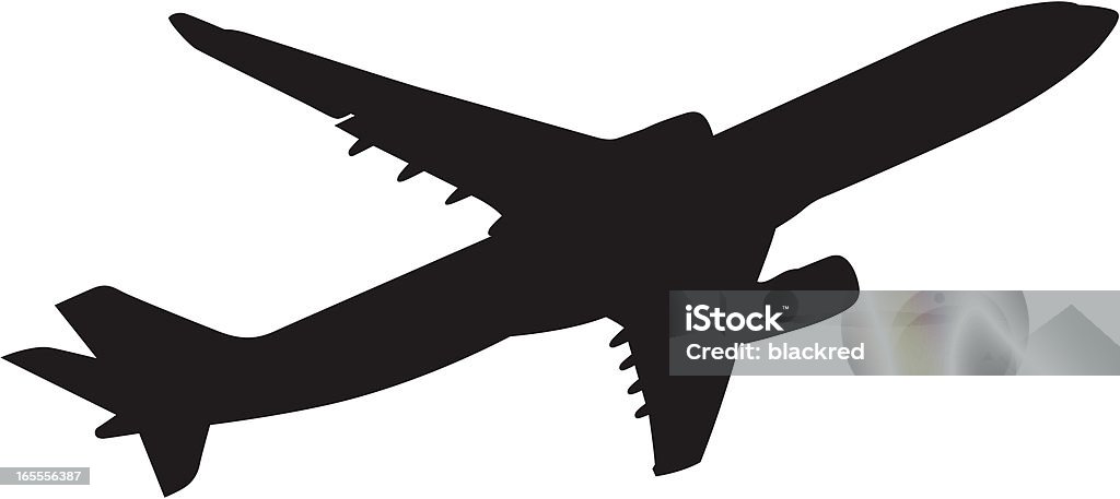 Boeing 767 - clipart vectoriel de Avion libre de droits