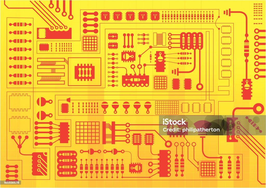 Schematic Stock Illustration - Download Image Now - Electronics ...