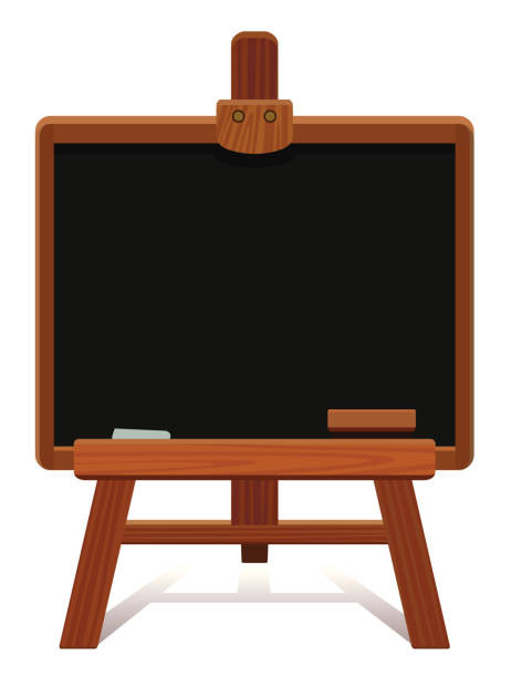 studio sztaluga - easel blackboard isolated wood stock illustrations