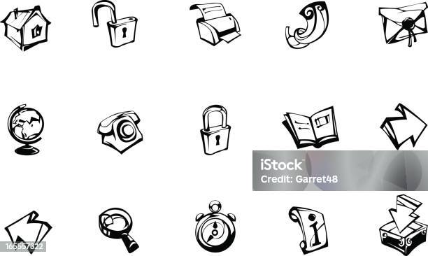 Website Interneticons Stock Vektor Art und mehr Bilder von Briefumschlag - Briefumschlag, Buch, Daten