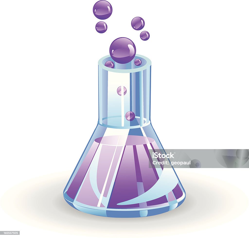 Substancja chemiczna - Grafika wektorowa royalty-free (Bańka)