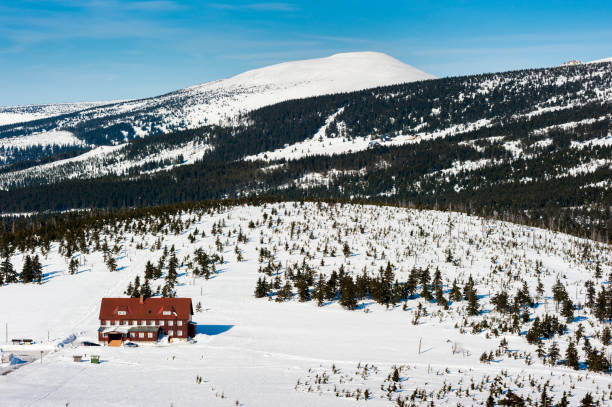 krkonose, riesengebirge - horska bouda стоковые фото и изображения