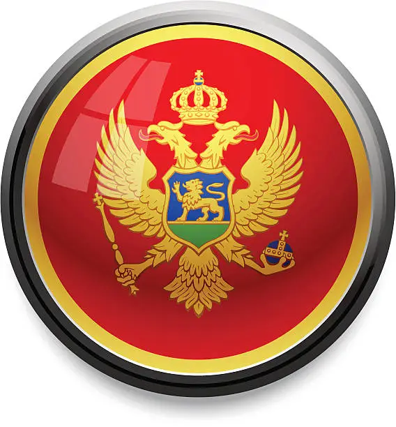 Vector illustration of Montenegro - flag icon