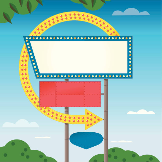 Yellow Arrow Road Sign http://dl.dropbox.com/u/38654718/istockphoto/Media/download.gif movie-theater-exterior stock illustrations