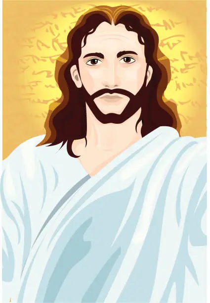 Vector illustration of jesus