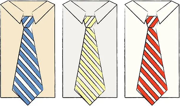 Vector illustration of Neck Ties