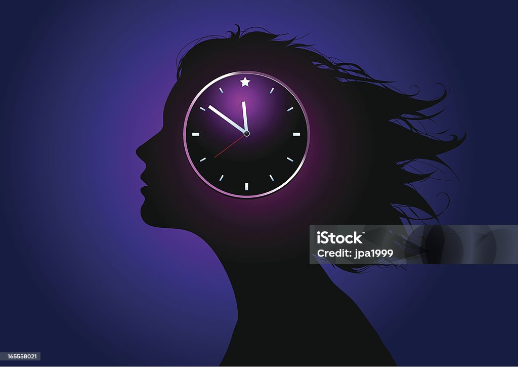 Horloge biologique - clipart vectoriel de Horloge biologique libre de droits