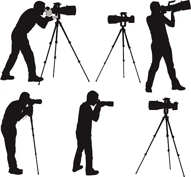 Vector illustration of Photographers