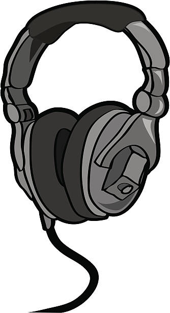 Headphones illustration vector art illustration