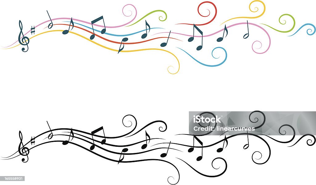 Musical design elements Musical design elements. Musical Note stock vector