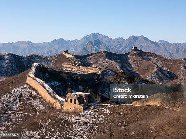 Wielki Mur Chiński - zdjęcia stockowe i więcej obrazów Bez ludzi - Bez ludzi, Chiny, Fotografika