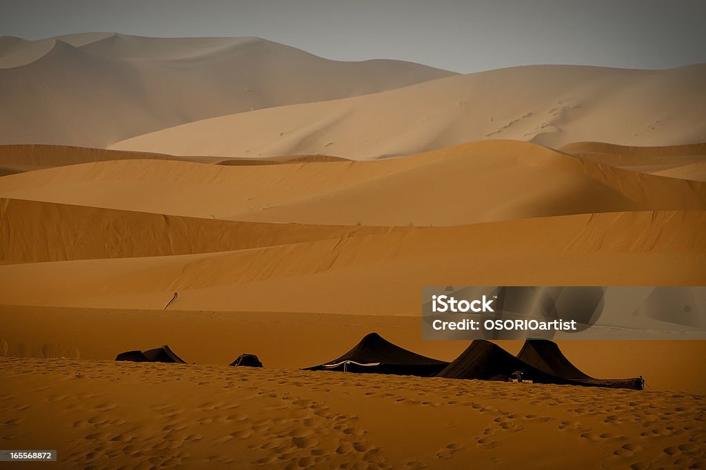 Deserto de Marrocos. Dunas Differents Cor - Royalty-free Amarelo Foto de stock