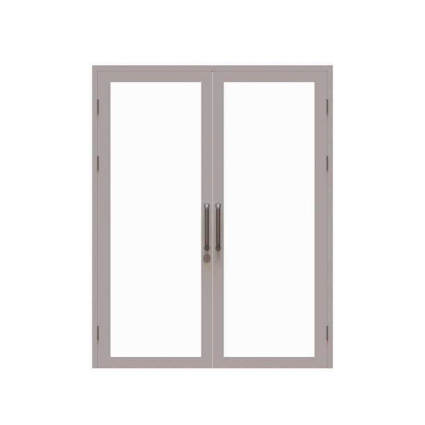 istock Double Framed Glass Door 3D Render Illustration Element 03 1655794161