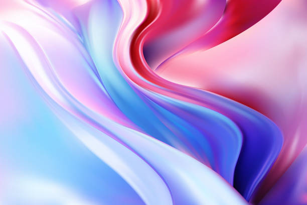 istock Abstract background of red, blue and purple folds 1655803903