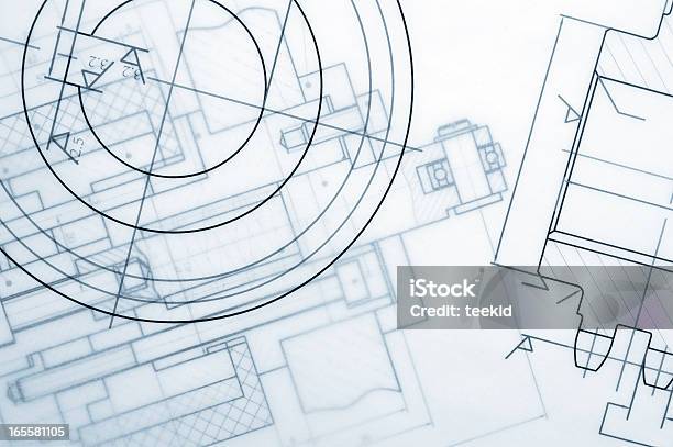 Foto de Indústria Modelo De Documento e mais fotos de stock de Plano de arquitetura - Plano de arquitetura, Plano - Documento, Engenheiro