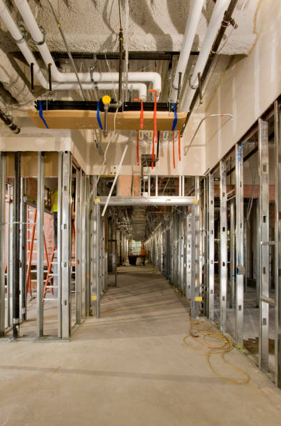 Rough Plumbing and Steel Stud Framing, Commercial Construction