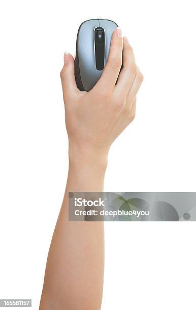 마우스 손을 인명별 컴퓨터 마우스에 대한 스톡 사진 및 기타 이미지 - 컴퓨터 마우스, 쥠, 인간 손