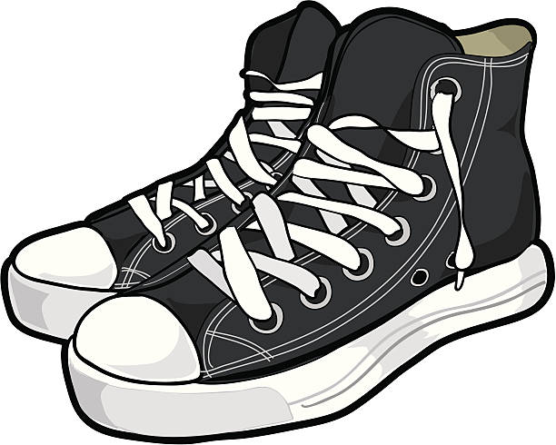 Basketball Trainers/Sneakers vector art illustration