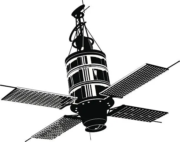 Vector illustration of Satellite