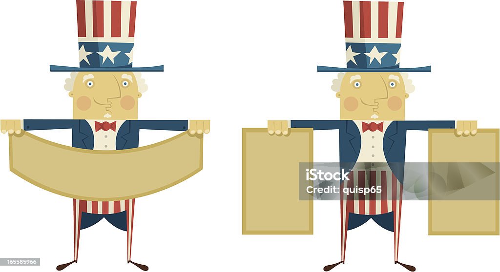 Editable Uncle Sam Uncle Sam Stock Illustration - Download Image Now - Adult, Cartoon ...
