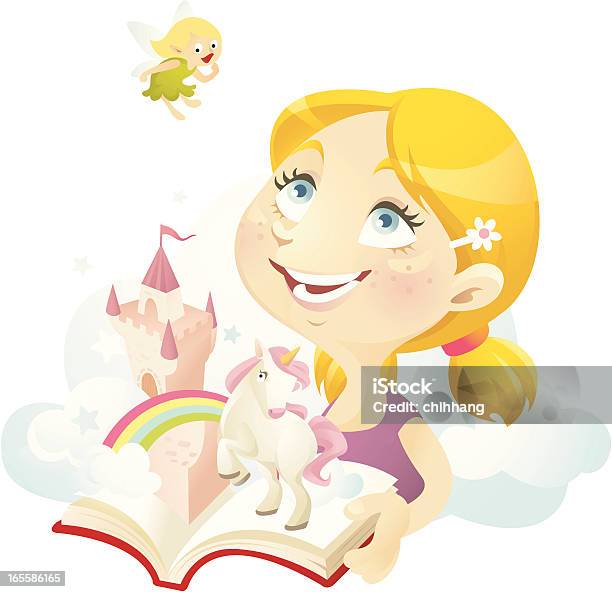 Fairy Princess Stock Illustration - Download Image Now - Child, Unicorn, Adventure