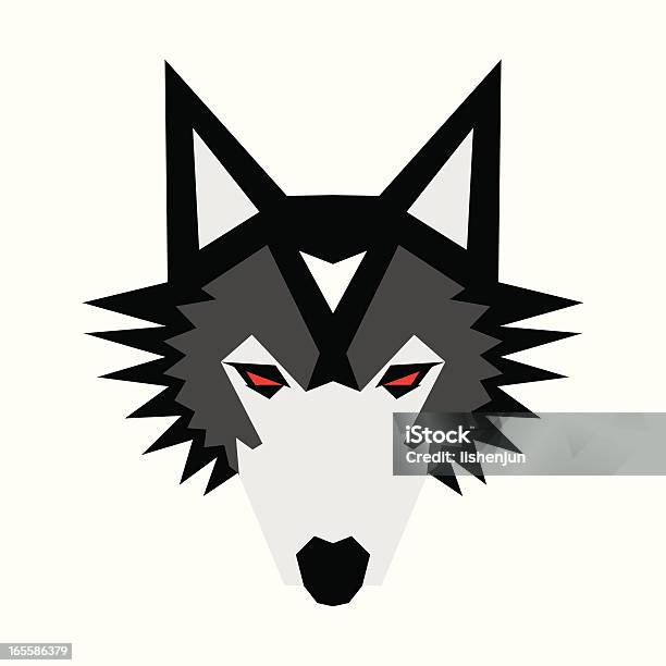 Волк — стоковая векторная графика и другие изображения на тему Волк - Волк, Векторная графика, Голова животного