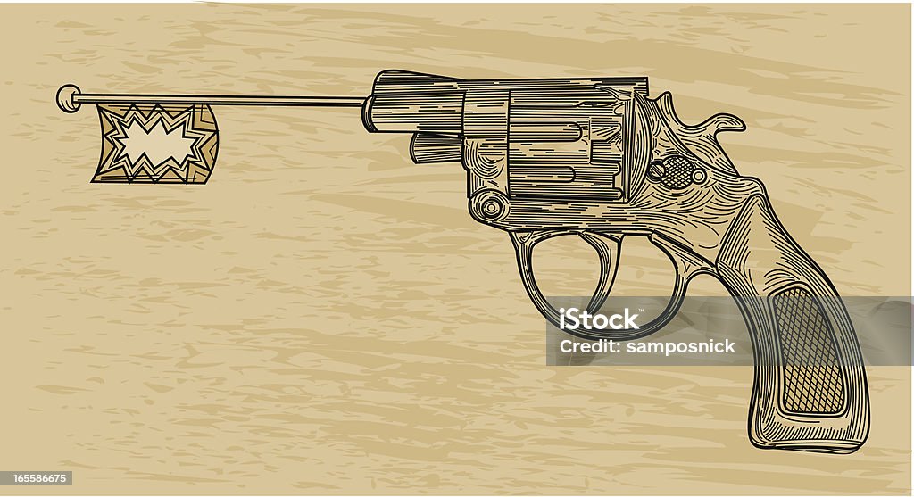 Pistolet fantaisie - clipart vectoriel de Antiquités libre de droits