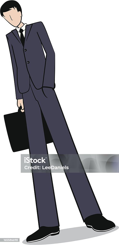 Business Man With Briefcase Cartoon Stock Illustration - Download Image Now  - Adult, Bag, Briefcase - iStock