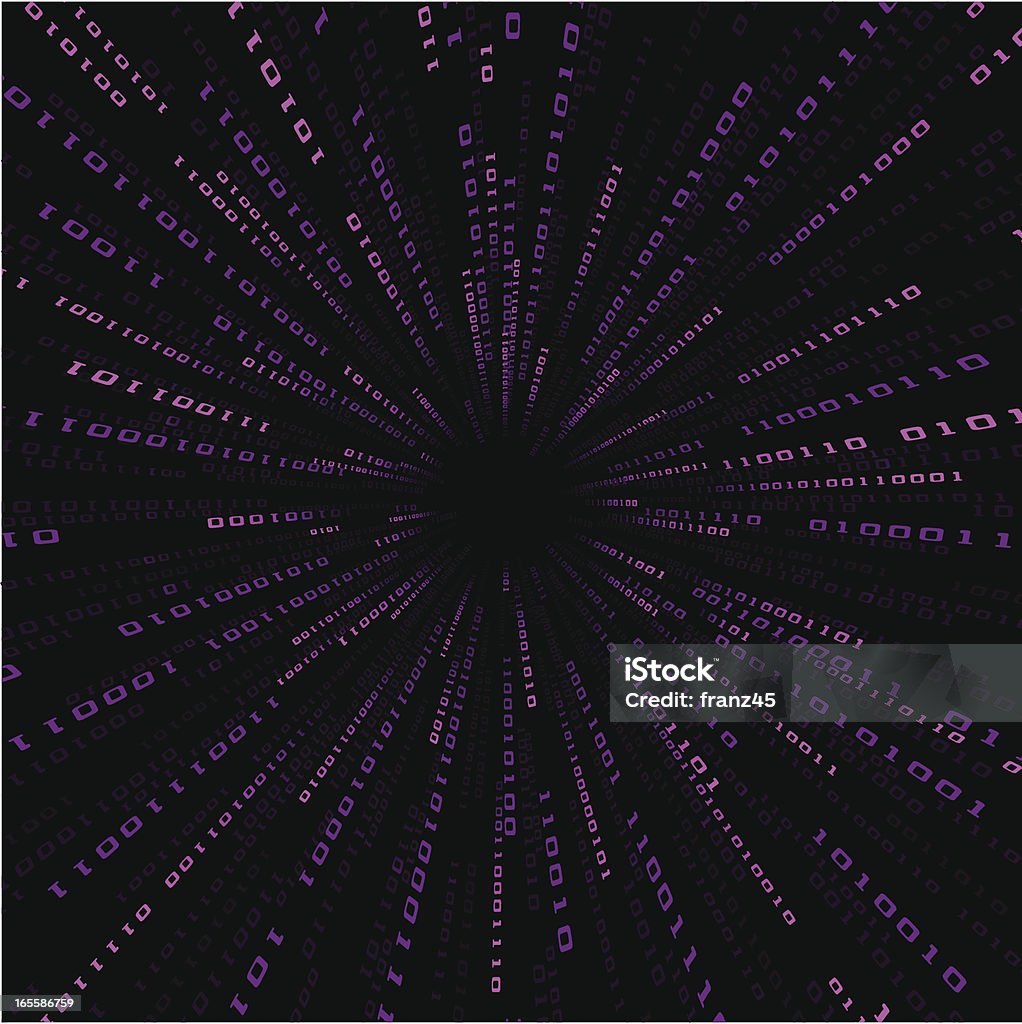 Binary Codeinformation Explosion Stock Illustration - Download Image ...