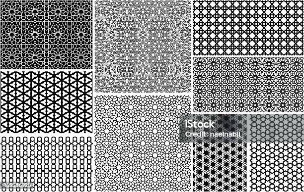 Nahtlose Islamische Muster Stock Vektor Art und mehr Bilder von Muster - Muster, Islam, Arabeske