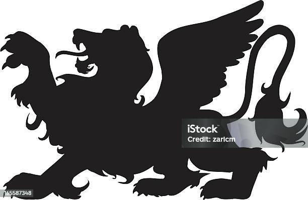 Lion With Wings Stock Illustration - Download Image Now - Lion - Feline, Medieval, Animal