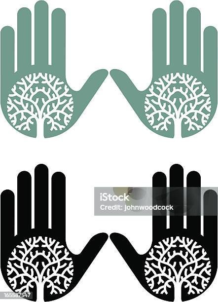 Nature Hands Vector Nature Hands Three Stock Illustration - Download Image Now - Cultivated ...