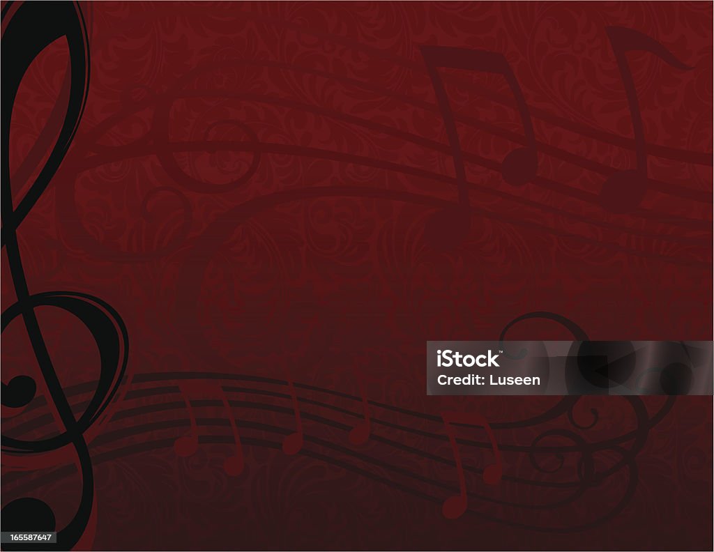 Elegante fundo com tema de música de - Royalty-free Plano de Fundo arte vetorial