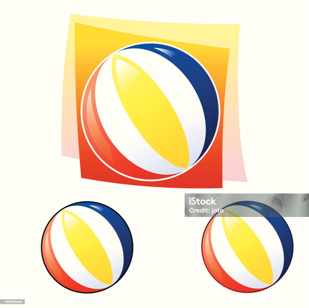 Beachball - Vetor de Bola de Praia royalty-free