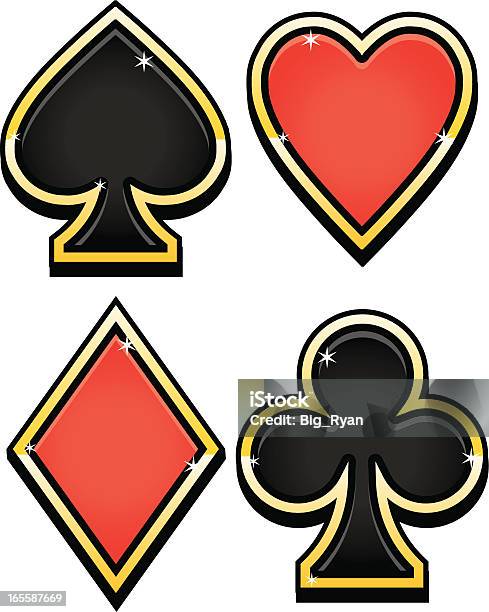 Gamble — стоковая векторная графика и другие изображения на тему Азартные игры - Азартные игры, Блестящий, Бубны