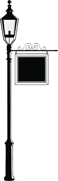 Vector illustration of Lightpost