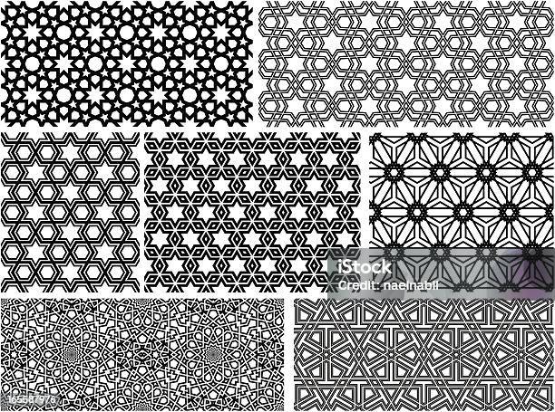 Seamless Islamic Patterns Ii Stock Illustration - Download Image Now - Pattern, Islam, Arabic Style