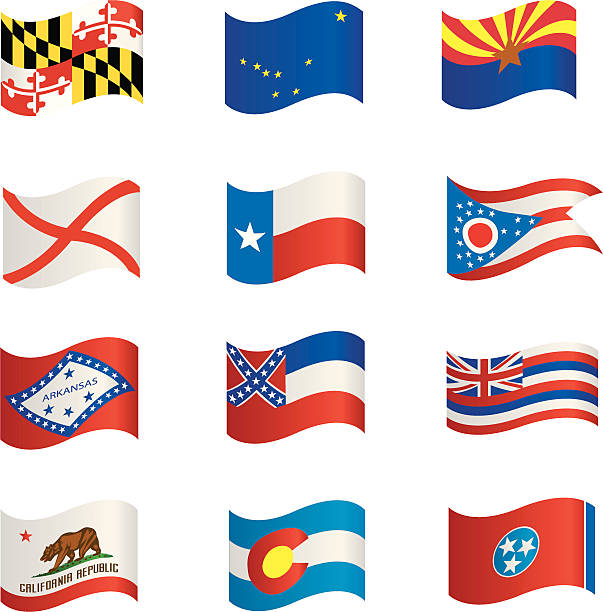 - flags - colorado flag us state flag usa stock-grafiken, -clipart, -cartoons und -symbole